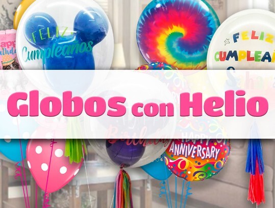 Venta de globos con helio